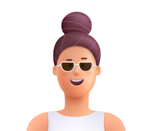 3D 애니메이션 케릭터: 중년 여성