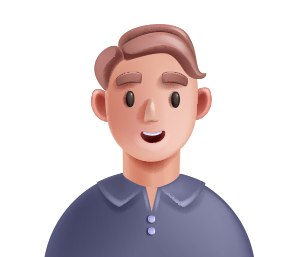 3D 애니메이션 케릭터: 중년 남성